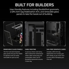 Vỏ Case máy tính Corsair 3500X Tempered Glass Mid-Tower RS-R RGB - BLACK