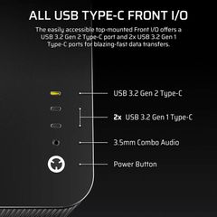 Vỏ Case máy tính Corsair AIR 5400 Tempered Glass Mid-Tower LX-R RGB iCUE LINK - BLACK