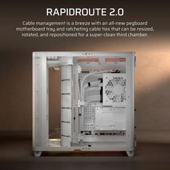 Vỏ Case máy tính Corsair AIR 5400 Tempered Glass Mid-Tower RS-R ARGB - WHITE