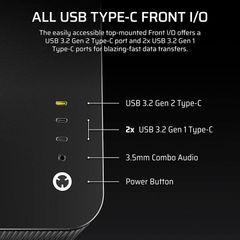 Vỏ Case máy tính Corsair AIR 5400 Tempered Glass Mid-Tower RS-R ARGB - BLACK