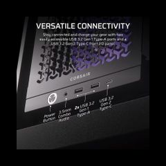 Vỏ Case máy tính Corsair FRAME 4000D RS ARGB Mid-Tower - BLACK