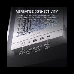 Vỏ Case máy tính Corsair FRAME 4000D RS ARGB Mid-Tower - WHITE