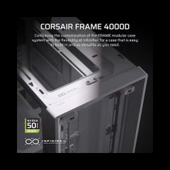 Vỏ Case máy tính Corsair FRAME 4000D Mid-Tower - WHITE