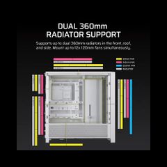 Vỏ Case máy tính Corsair FRAME 4000D Mid-Tower - WHITE