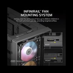 Vỏ Case máy tính Corsair FRAME 4000D RS ARGB Mid-Tower - BLACK