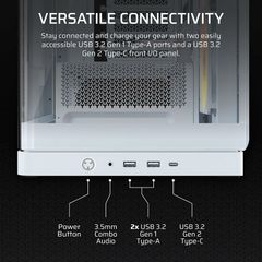 Vỏ Case máy tính Corsair FRAME 4500X RS-R ARGB Panoramic - WHITE