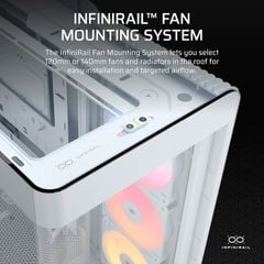 Vỏ Case máy tính Corsair FRAME 4500X RS-R ARGB Panoramic - WHITE