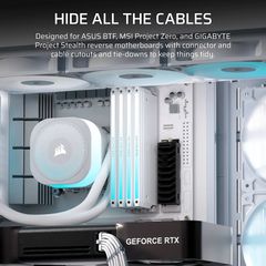 Vỏ Case máy tính Corsair FRAME 4500X RS-R ARGB Panoramic - WHITE