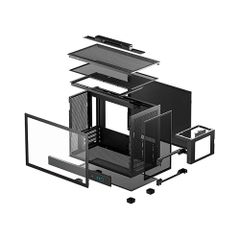 Vỏ Case Máy Tính DeepCool CH160 PLUS - BLACK