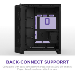 Vỏ Case NZXT H9 Flow RGB Plus (2025) All - BLACK