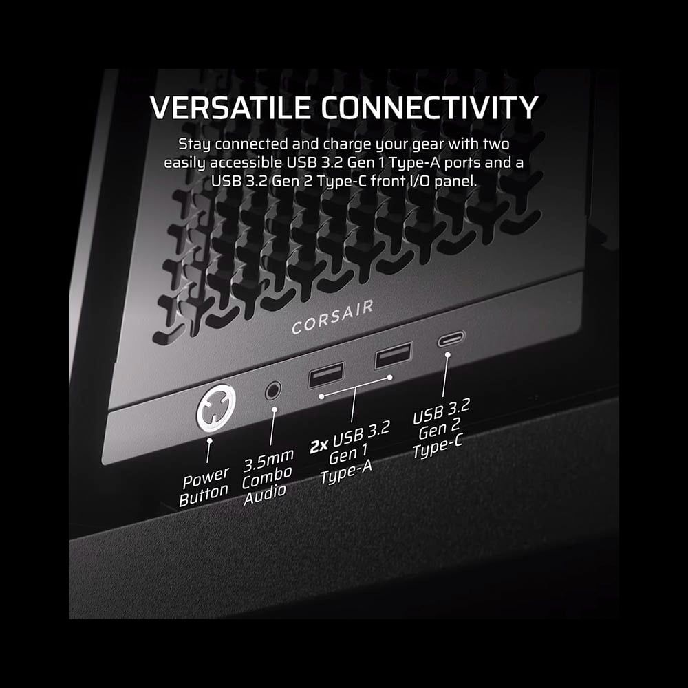 Vỏ Case máy tính Corsair FRAME 4000D Mid-Tower - BLACK