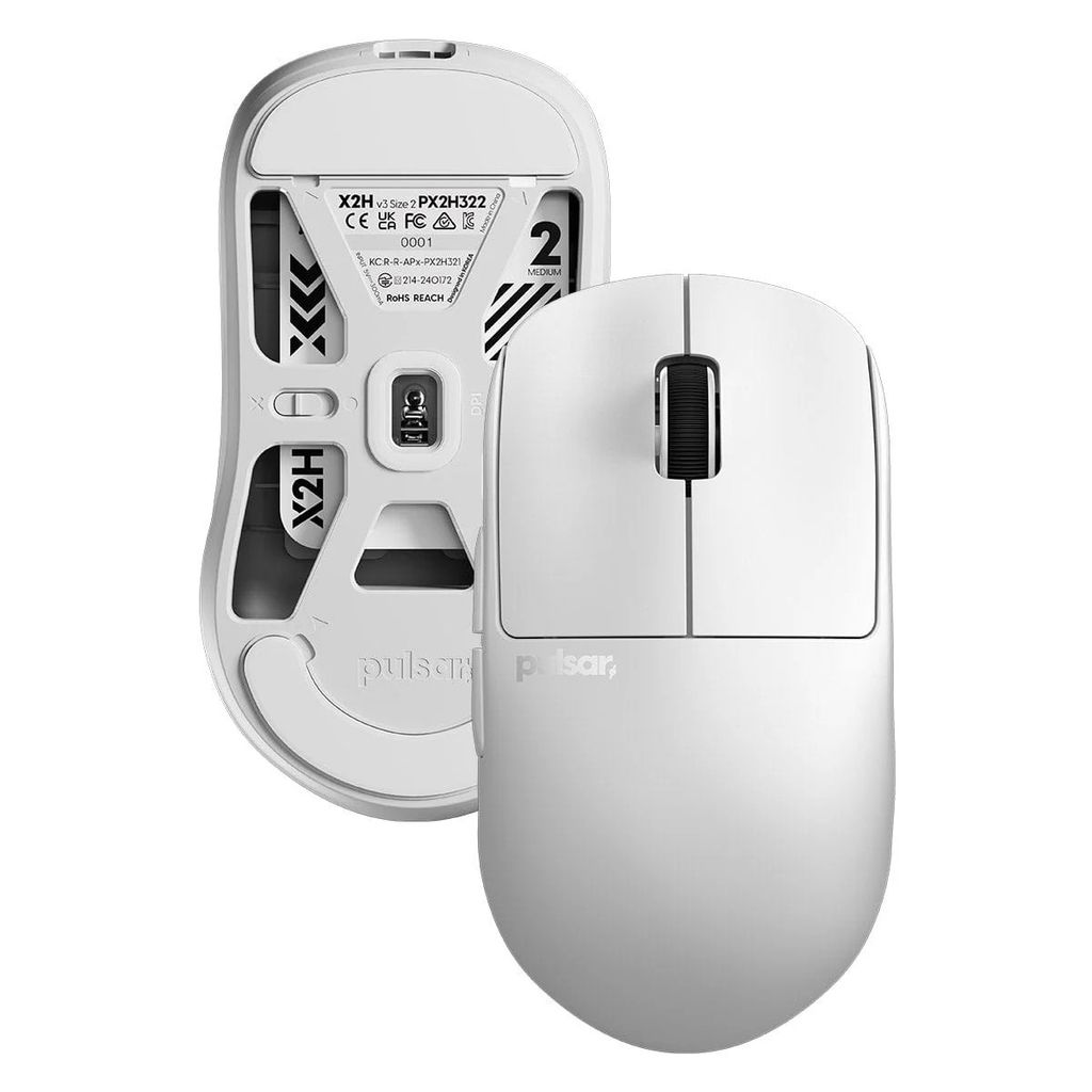 Chuột Không Dây Pulsar X2 V3 Wireless - WHITE
