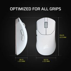 Chuột Máy Tính Không Dây Corsair SABRE V2 PRO UltraLight - WHITE