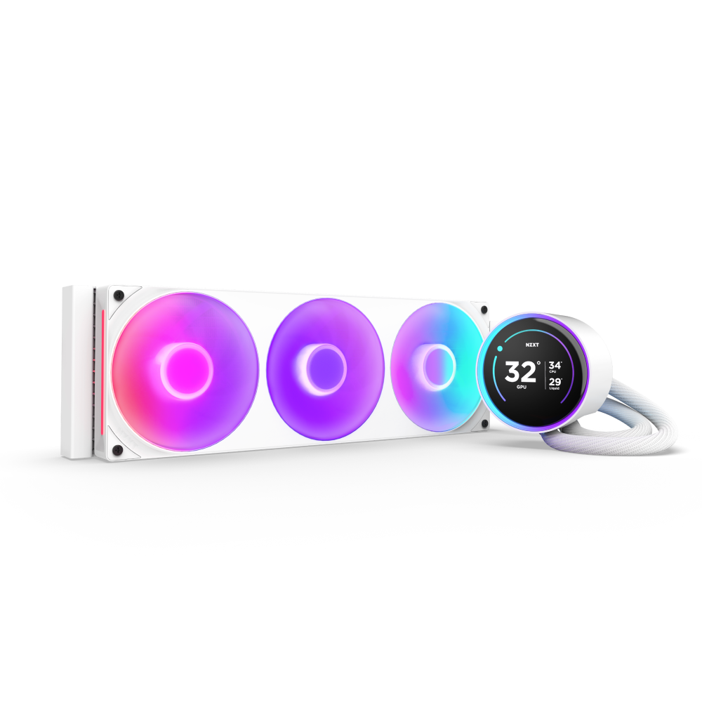 Tản Nhiệt Nước AIO NZXT KRAKEN ELITE 420 RGB V2 - WHITE
