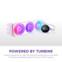 Tản Nhiệt Nước AIO NZXT KRAKEN ELITE 420 RGB V2 - WHITE