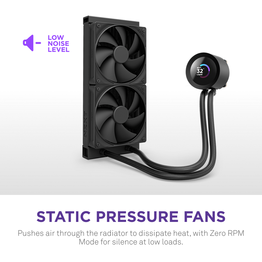 Tản Nhiệt Nước AIO NZXT KRAKEN PLUS 240 V2 - BLACK