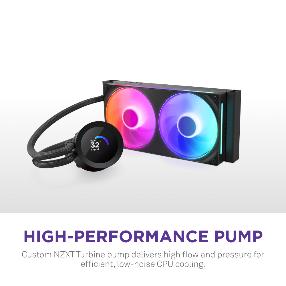 Tản Nhiệt Nước AIO NZXT KRAKEN PLUS 240 RGB V2 - BLACK