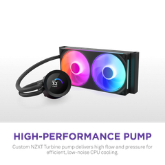 Tản Nhiệt Nước AIO NZXT KRAKEN PLUS 240 RGB V2 - BLACK