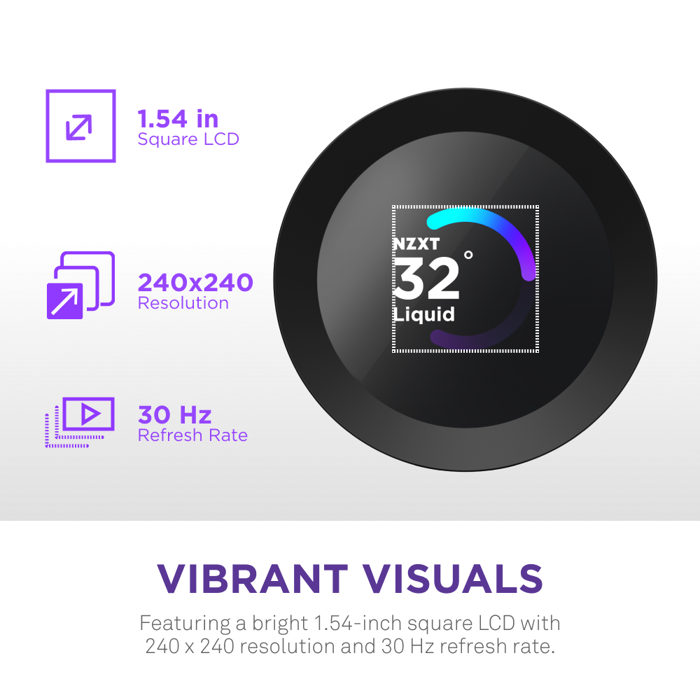 Tản Nhiệt Nước AIO NZXT KRAKEN PLUS 240 RGB V2 - BLACK