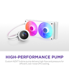 Tản Nhiệt Nước AIO NZXT KRAKEN PLUS 240 RGB V2 - WHITE