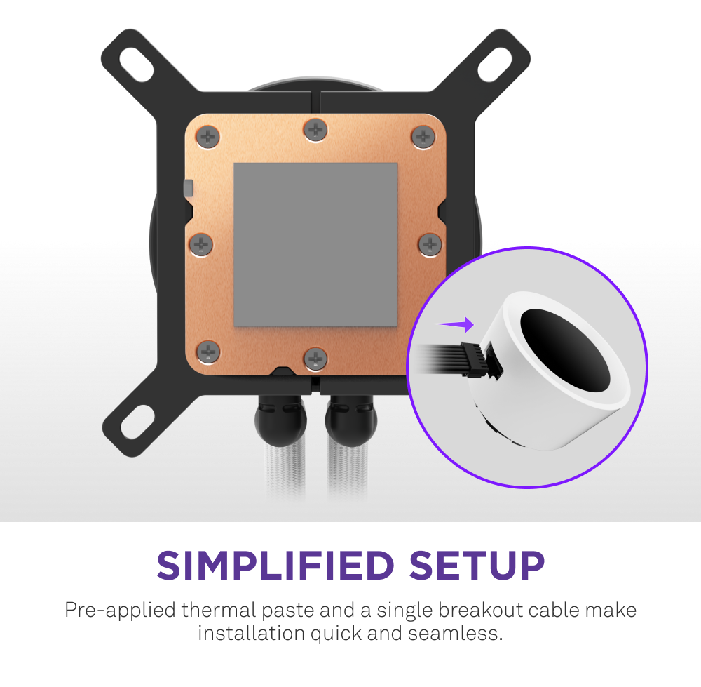 Tản Nhiệt Nước AIO NZXT KRAKEN PLUS 360 RGB V2 - WHITE