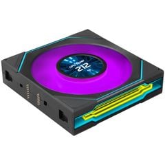 Bộ 3 fan case Lian Li Uni Fan SL-INF FLEX LCD 120 REGULAR | REVERSED BLADE - BLACK (Quạt LCD 12cm)
