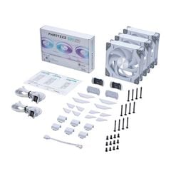 Quạt tản nhiệt Phanteks D30 120 REVERSED TRIPLE PACK - WHITE