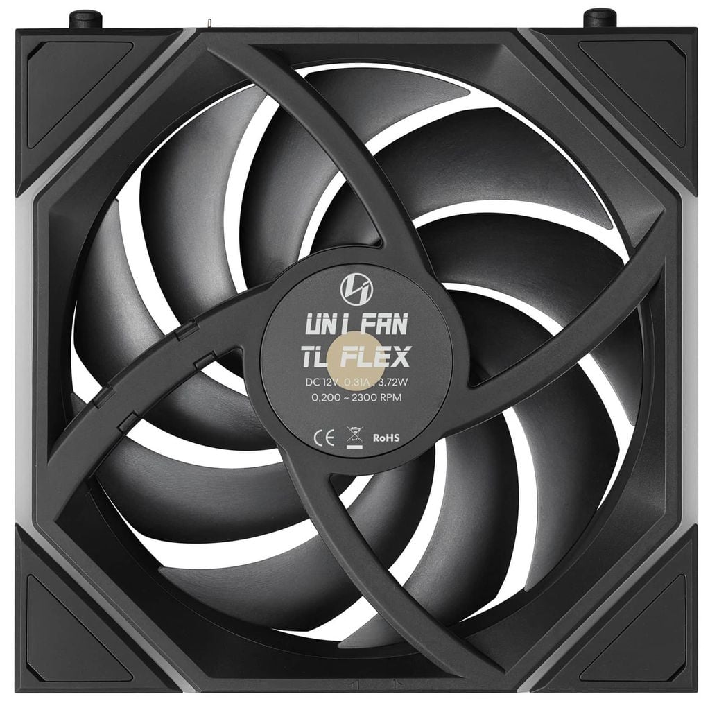 Fan case UNI FAN TL FLEX 1 PACK | REVERSE - BLACK (QUẠT LẺ 12CM/ KHÔNG LCD)