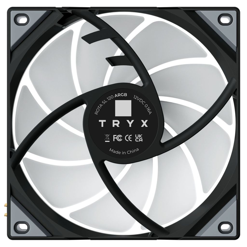 Bộ 3 Quạt Fan Case TRYX ROTA SL ARGB 120mm Fan Triple Pack Black - Thuận | Ngược