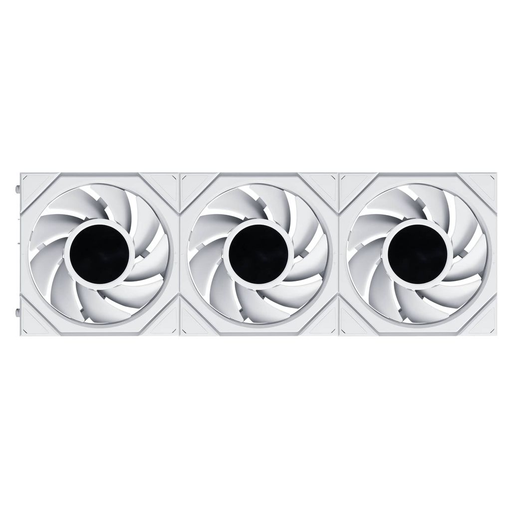 Bộ 3 fan case Lian Li Uni Fan TL LCD FLEX 120 Regular | Reversed Blade - WHITE (3 QUẠT/ CÓ LCD)
