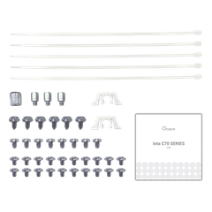 Vỏ Case Ocypus Iota C70 ARGB - WHITE (Kèm 6 Fan ARGB)