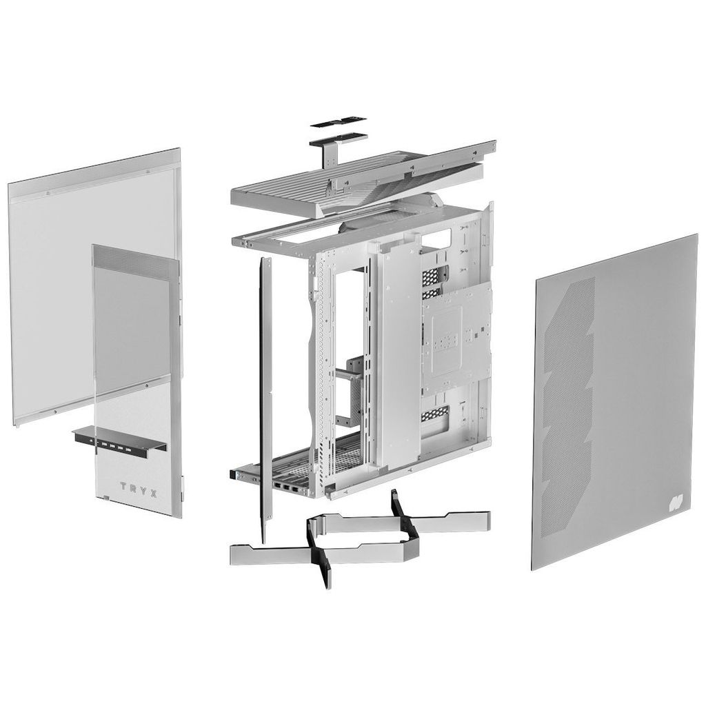 Vỏ Case TRYX LUCA L70 - WHITE (E-ATX/ Mid Tower/ Màu Trắng)