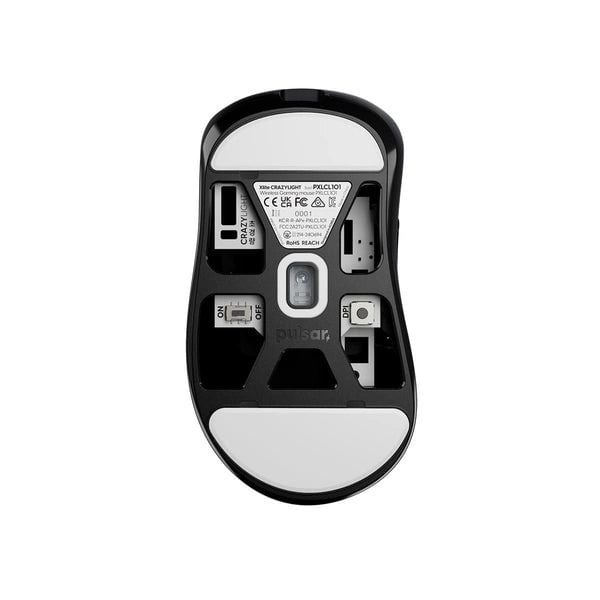 Chuột Không Dây Pulsar Xlite Crazylight - BLACK