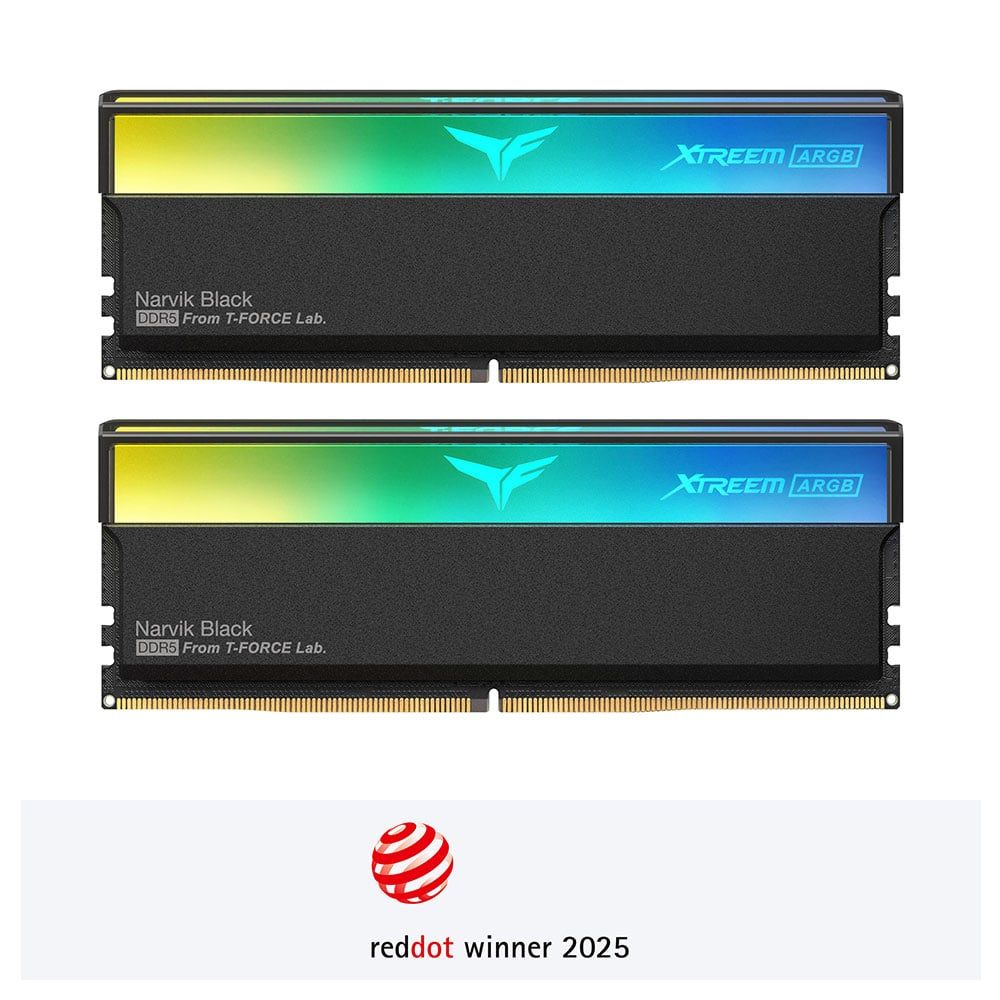Bộ nhớ RAM PC TeamGroup T-Force XTREEM ARGB 2x24GB DDR5 7200Mhz - BLACK