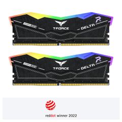 Bộ nhớ RAM PC TeamGroup T-Force Delta RGB 2x32GB DDR5 6000MHz - BLACK