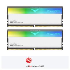 Bộ nhớ RAM PC TeamGroup T-Force XTREEM ARGB 2x16GB DDR5 7200Mhz - WHITE