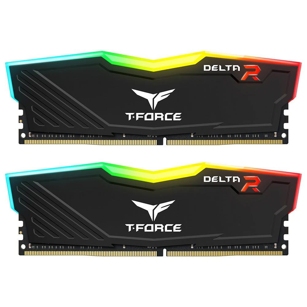 Bộ nhớ RAM TeamGroup T-Force Delta RGB 16GB DDR4 3200MHz - BLACK
