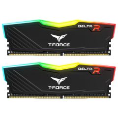 Bộ nhớ RAM TeamGroup T-Force Delta RGB 2x8GB DDR4 3200MHz - BLACK