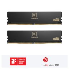 Bộ nhớ RAM PC TeamGroup T-Create EXPERT 2x32GB DDR5 6400Mhz - BLACK