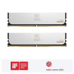 Bộ nhớ RAM PC TeamGroup T-Create EXPERT 2x48GB DDR5 6400Mhz - WHITE