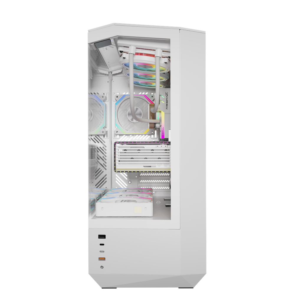 Vỏ Case Máy Tính DarkFlash DY460 - WHITE