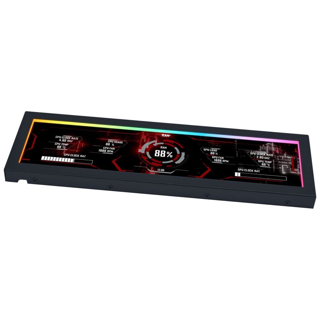 Màn hình LCD IPS Lian Li 8.8″ Universal Screen (US88v1) Black | White (Màn phụ đa năng/kết nối USB)