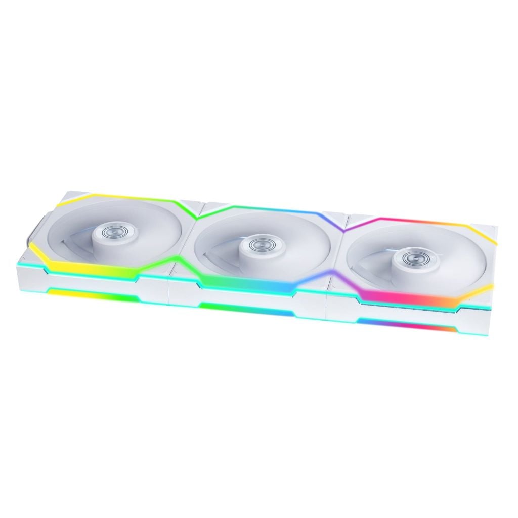 Bộ 3 Fan Case LIAN LI UNI FAN SL WIRELESS 120 | TRIPPLE PACK - WHITE (KHÔNG LCD)