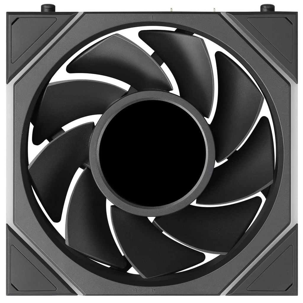 Bộ 3 fan case Lian Li Uni Fan TL FLEX LCD 120 REGULAR | REVERSED BLADE - BLACK (Quạt LCD 12cm)