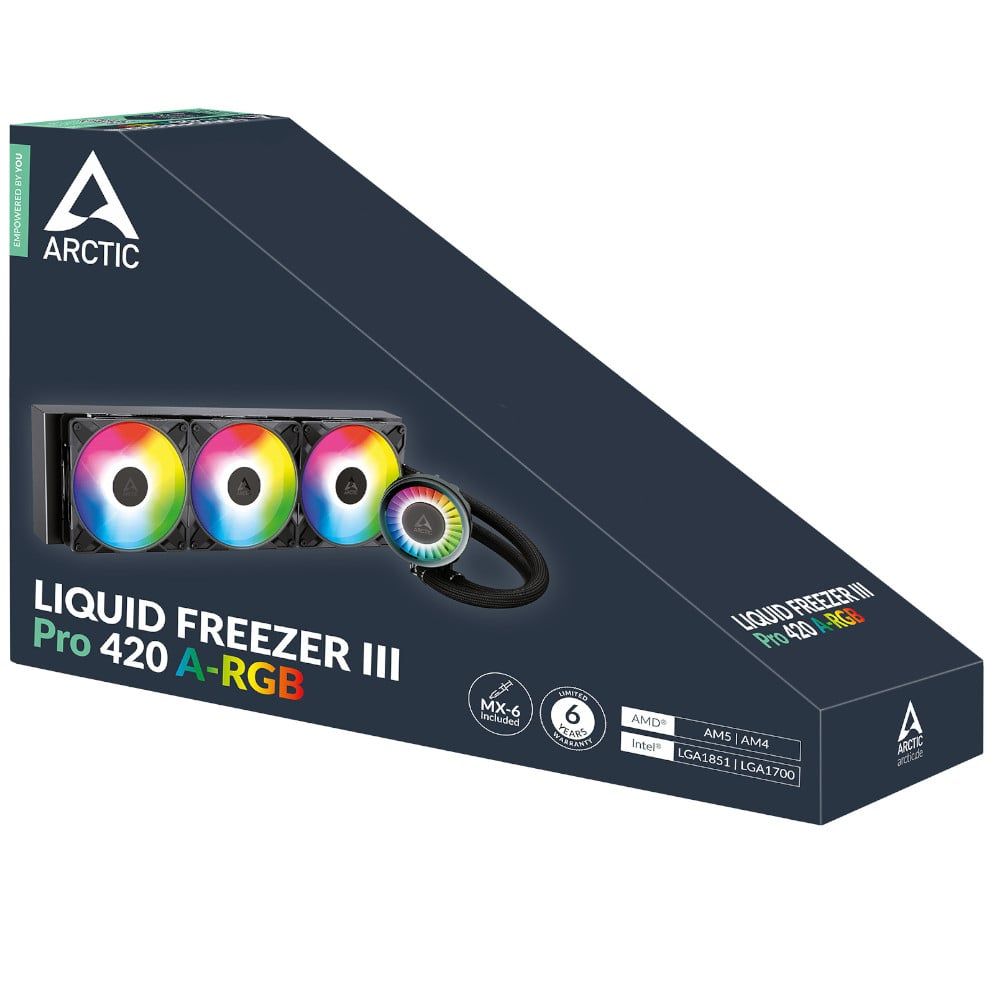 Tản nhiệt nước AIO Arctic Liquid Freezer III Pro 420 ARGB - Black (ACFRE00185A)