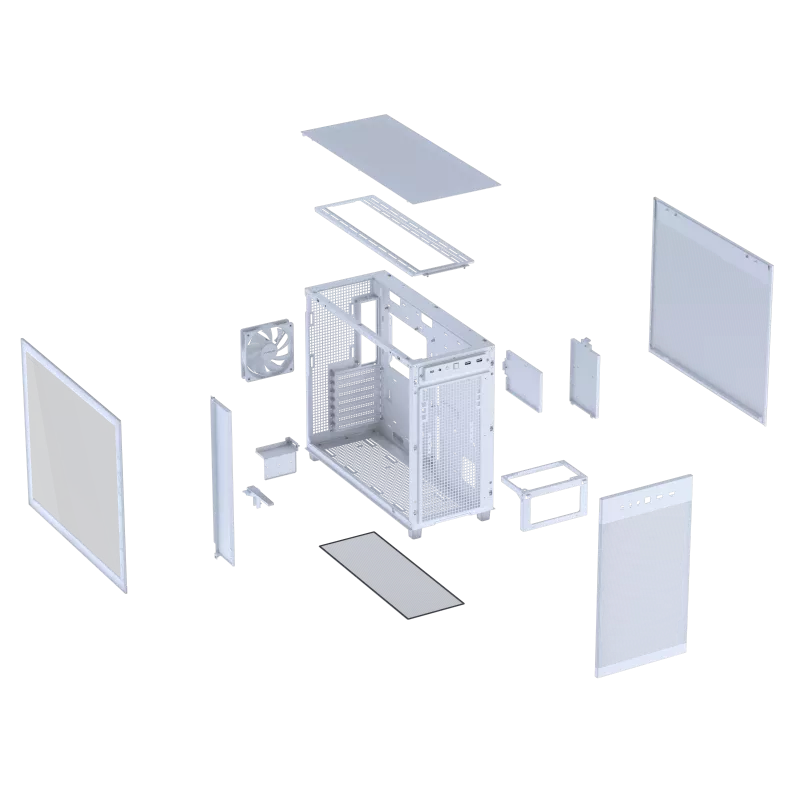 Vỏ Case ASUS PRIME AP303 TG - WHITE