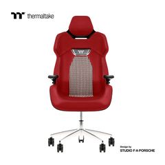 Ghế Gaming Cao Cấp ARGENT E700 Real Leather Gaming Chair (Black Houndstooth Fabric) – Design by Studio F. A. Porsche