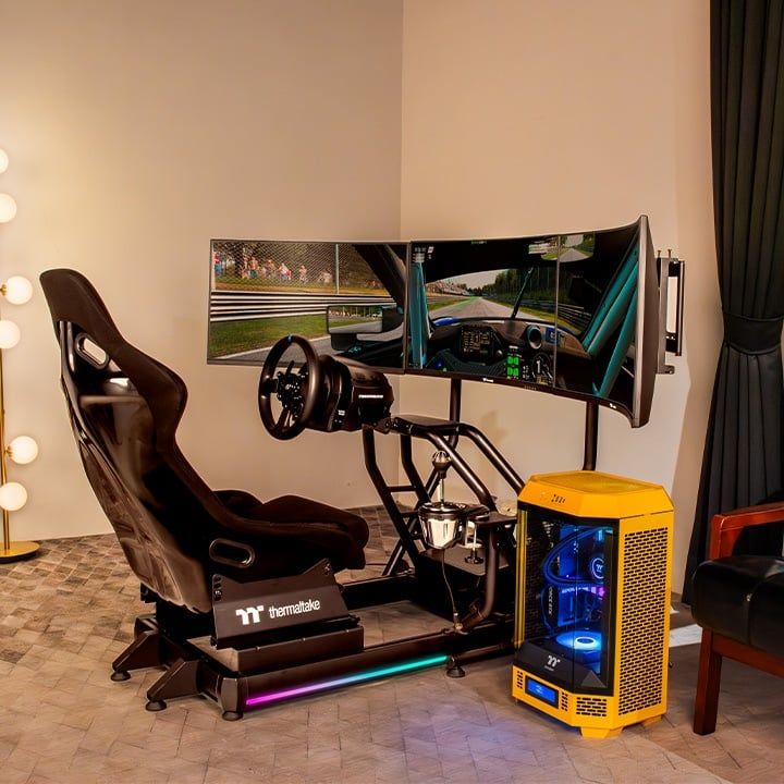 Ghế Mô Phỏng ThermalTake GR500 Racing Simulator Cockpit