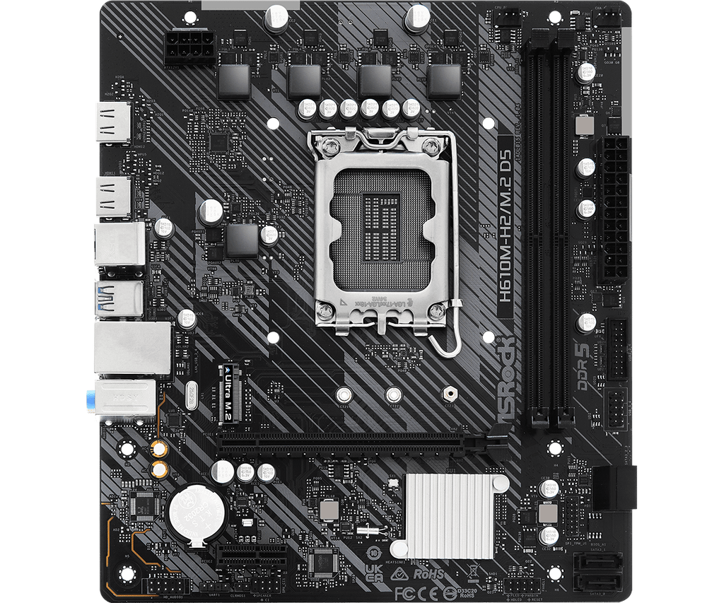 BO MẠCH CHỦ MAINBOARD ASROCK H610M-H2/M.2 (D5)