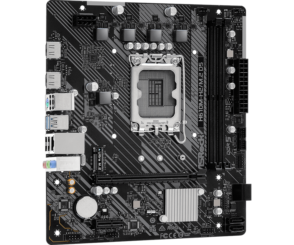 BO MẠCH CHỦ MAINBOARD ASROCK H610M-H2/M.2 (D5)
